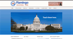 Desktop Screenshot of flamingoedutours.com